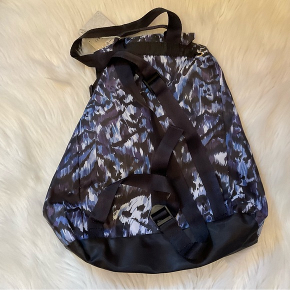 Ted Baker Nillana Urban Nylon Foldable Backpack - NWT - Medium Blue - Drawstring - Picture 7 of 13